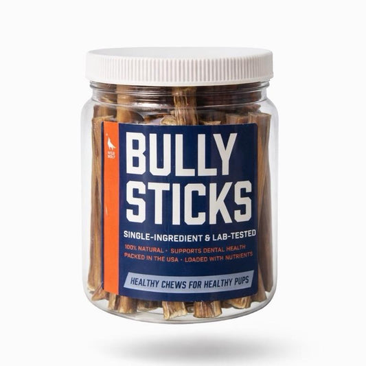 6-inch Bully Stick Jar (1.5lbs.)
